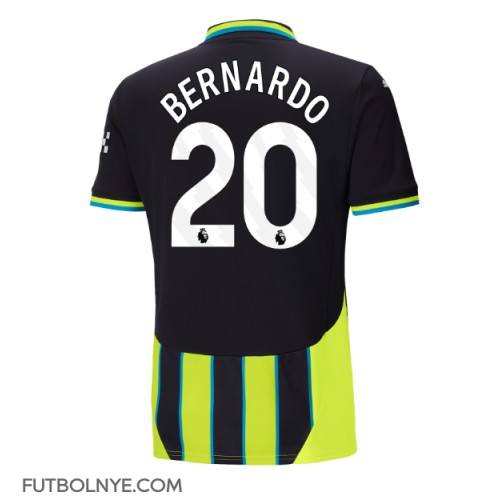 Camiseta Manchester City Bernardo Silva #20 Visitante Equipación 2024-25 manga corta